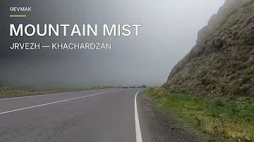 Published Mountain Mist film thumbnail showing a road through misty Armenian hills